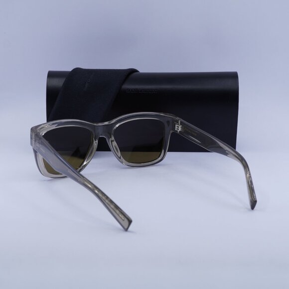 Final Price! Saint Laurent SL674 005 Transparent Beige Sunglasses - Picture 5 of 9